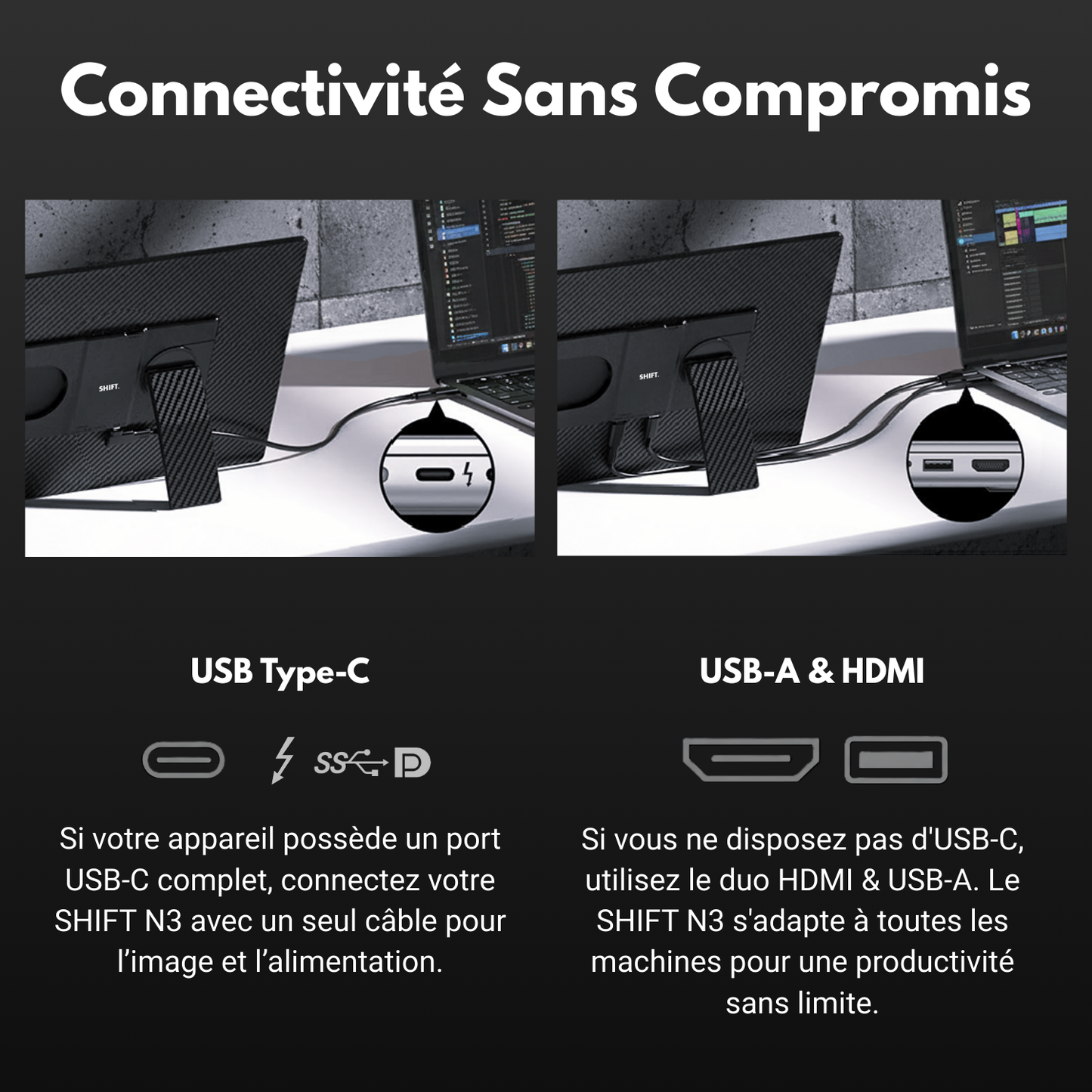SHIFT N3 – Écran Portable 16" (Ratio 16:10)